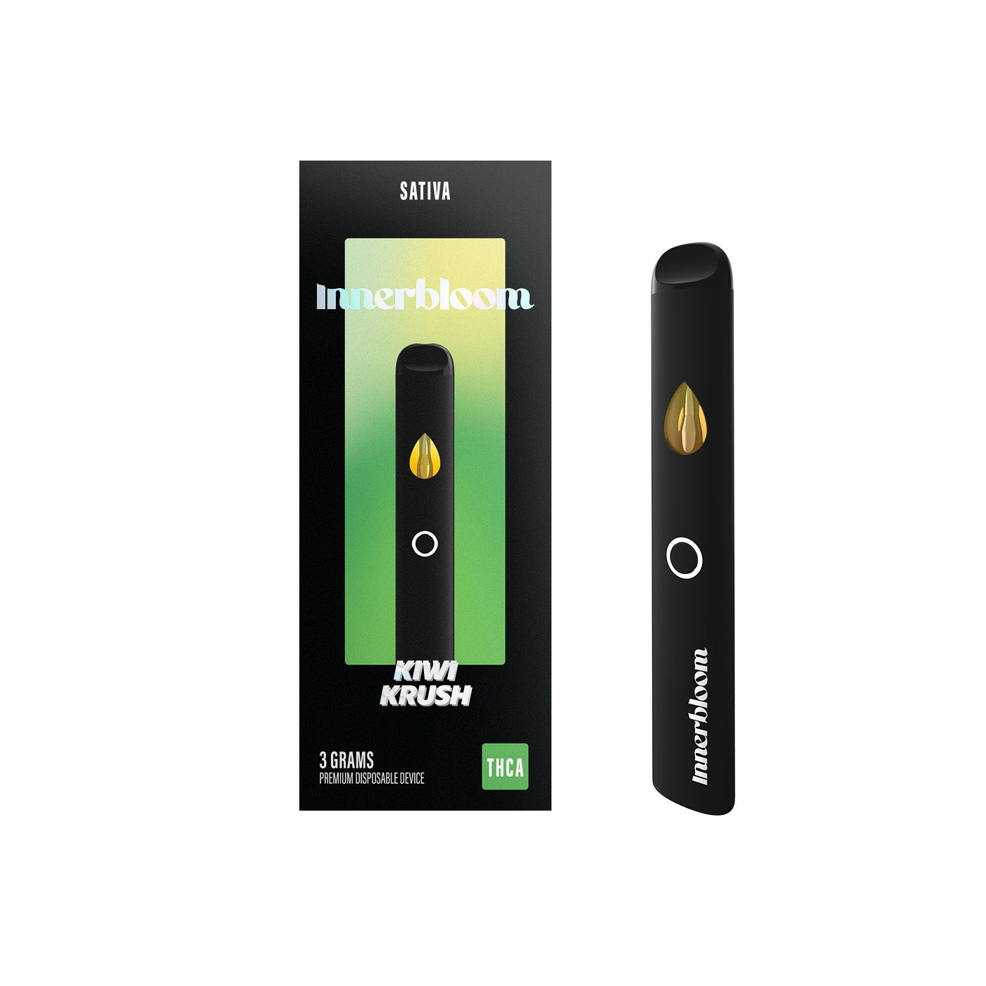 Kiwi Krush 3G Sativa Disposable Vape - Innerbloom