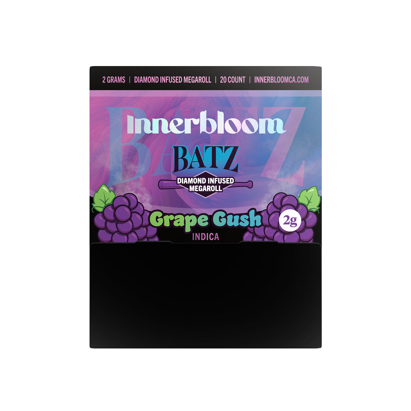 
                  
                    BATZ 2G Mega THC-A Pre-Roll - Grape Gush - Indica
                  
                